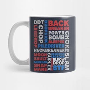 Wrestling Moves Mug